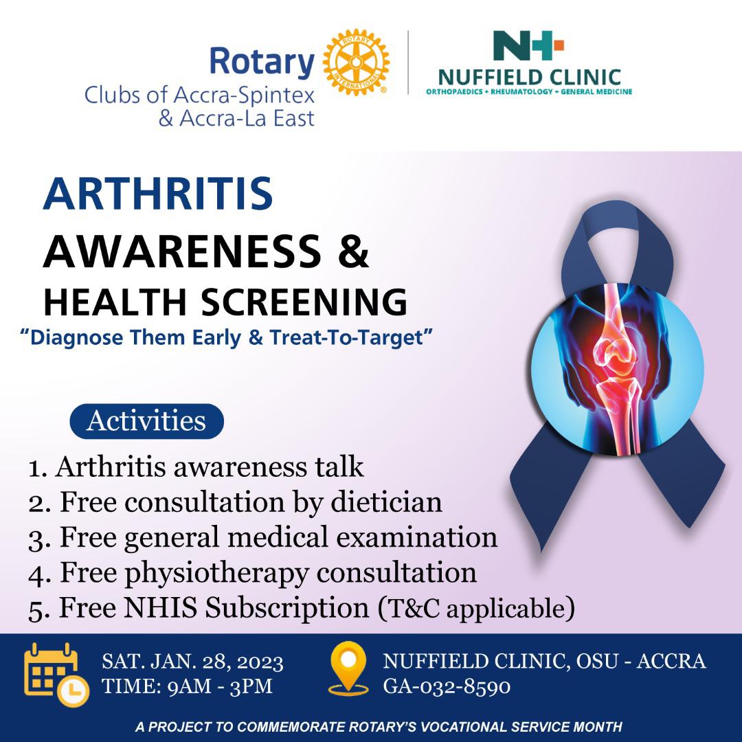 Arthritis Awareness & Health Screening