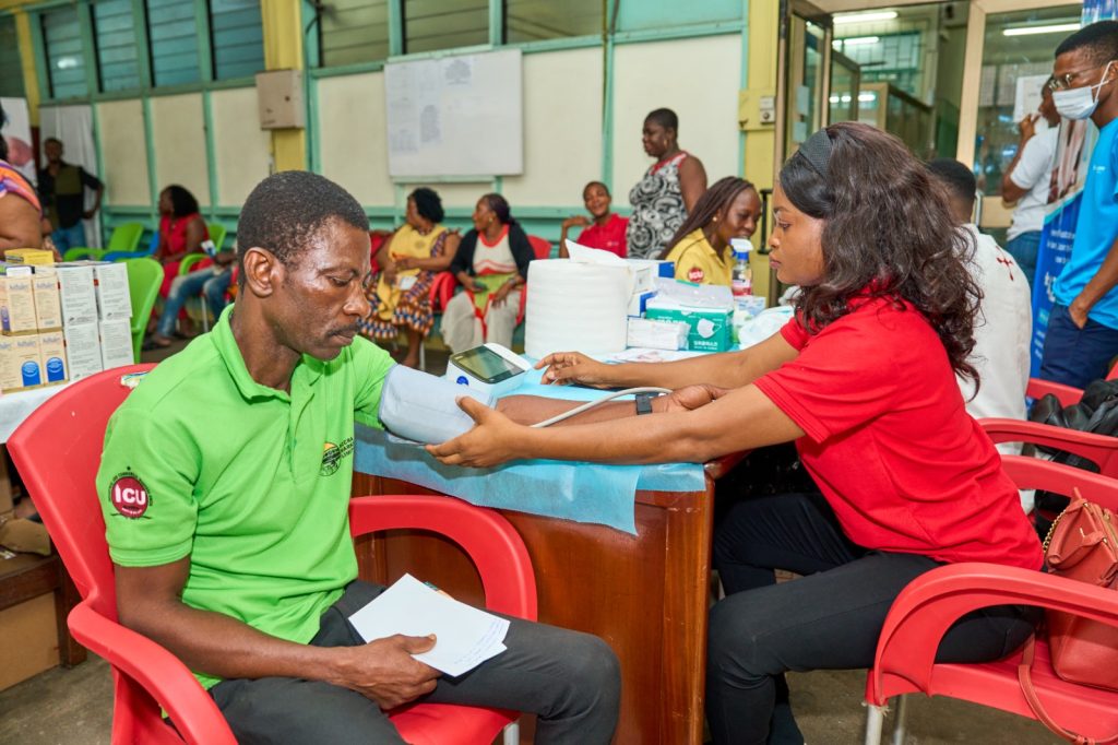 Free Health Screening, Kaneshie Market