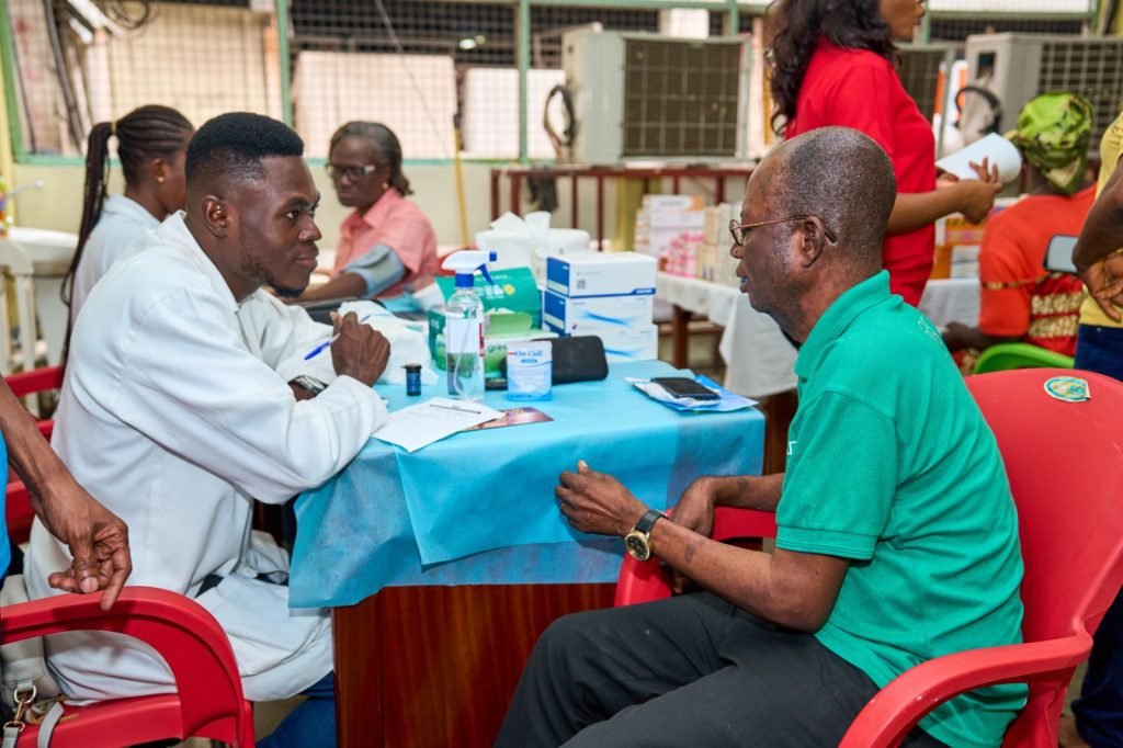 Free Health Screening, Kaneshie Market