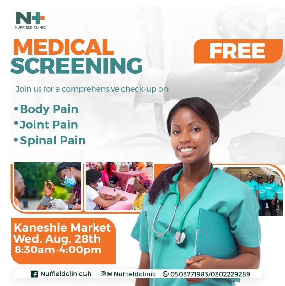 Free Health Screening, Kaneshie Market