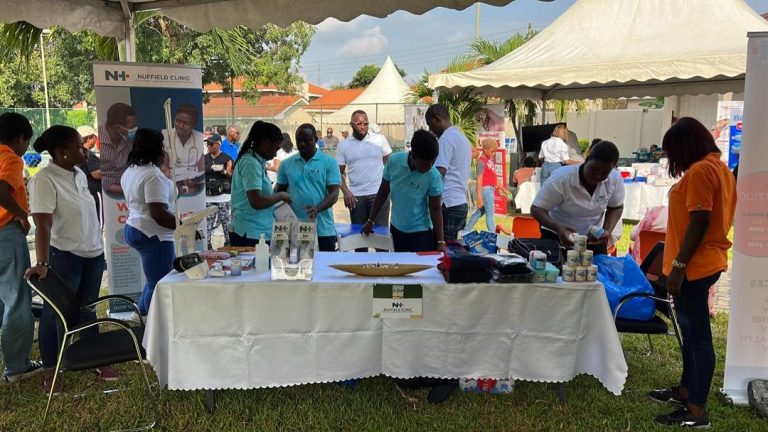 Nuffield Clinic participates in wellness walk and bazaar at Regimanuel Gray Golden Gate Community