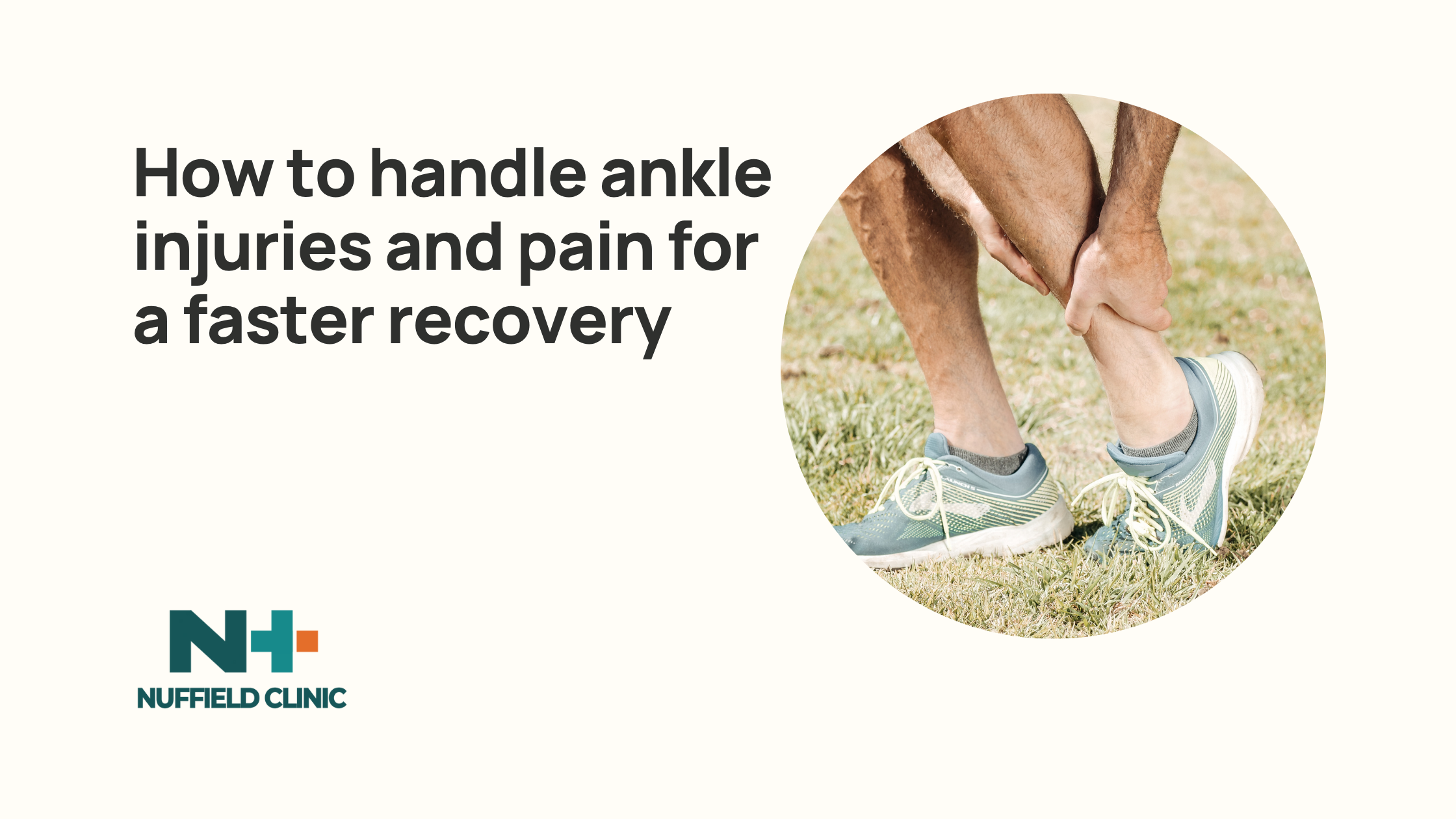 How to handle ankle injuries and pain for a faster recovery