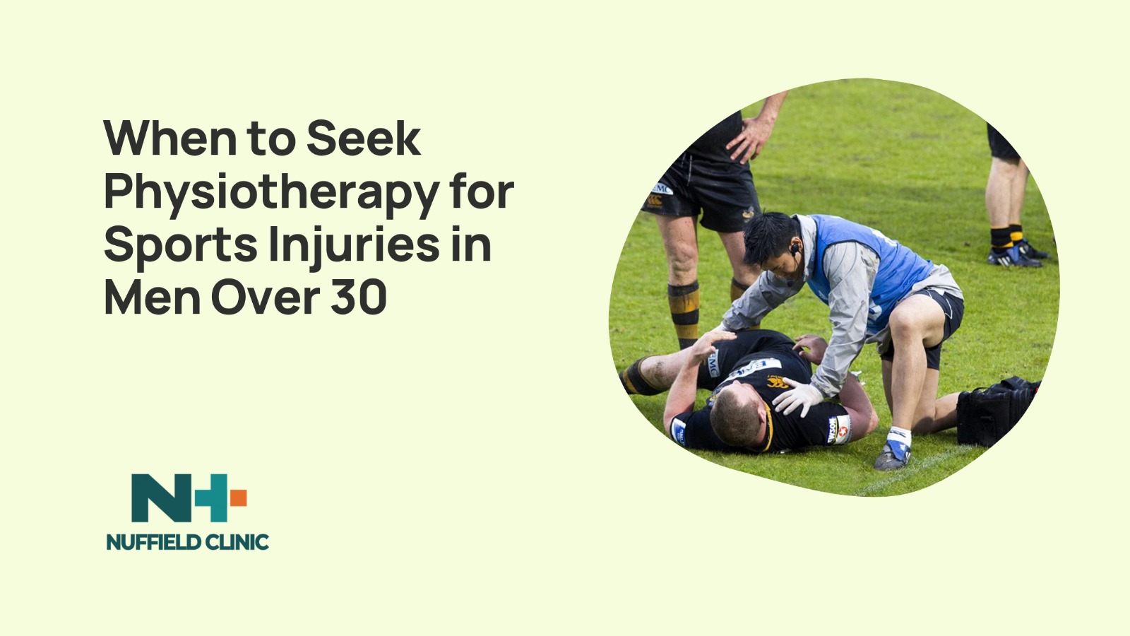 Here is when to Seek Physiotherapy for Sports Injuries in Men Over 30