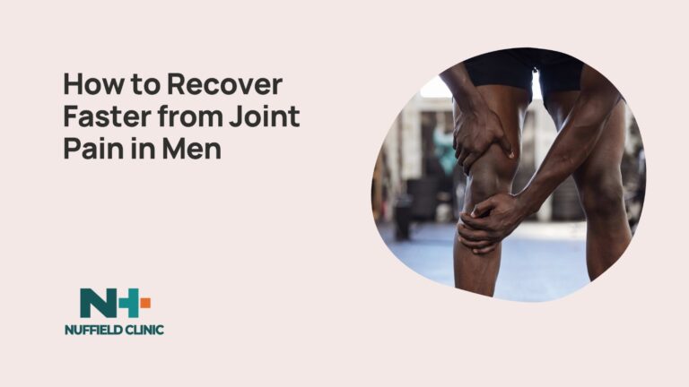 How to Recover Faster from Joint Pain in Men