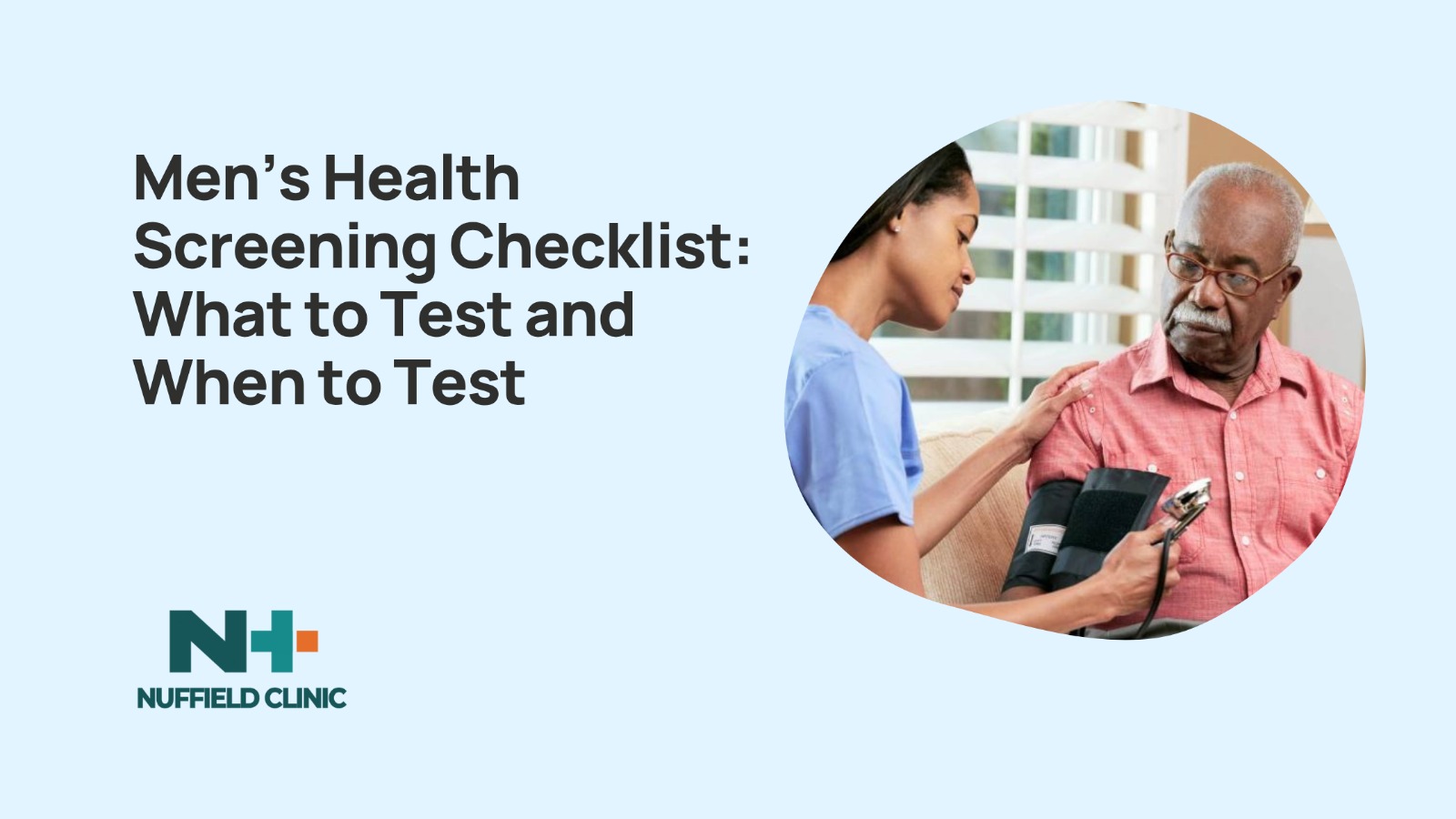 Men’s Health Screening Checklist - What to Test and When to Test