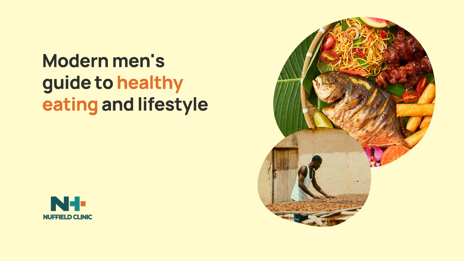 Men's guide to healthy eating and lifestyle
