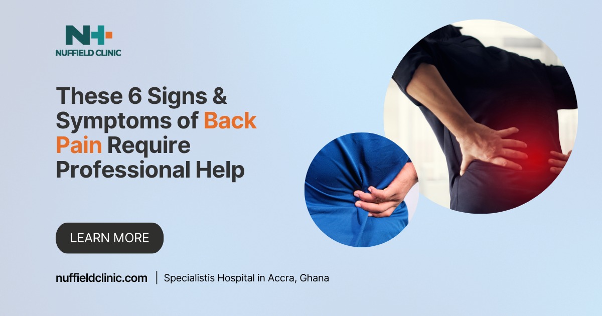 These 6 Signs & Symptoms of Back Pain Require Professional Help